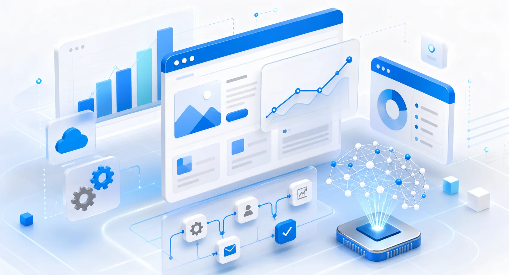 Estrategia digital con diseño web, SEO, marketing e inteligencia artificial